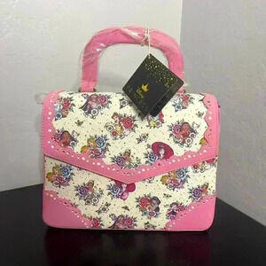 Disney Loungefly Princess Tattoo Floral Crossbody Bag